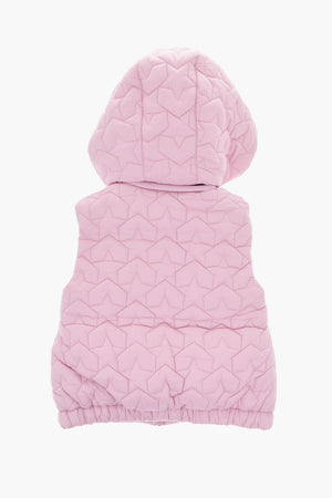 Quilted Vest STARS with Removable Hood