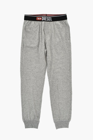 Pyjama-Set aus Stretch-Baumwolle mit Logo-Bund
