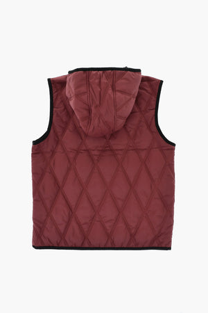 Sleeveless Jacket with Hood
