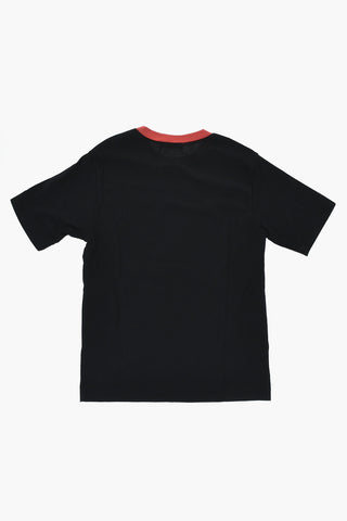 Crewneck T-Shirt with Printed Logo