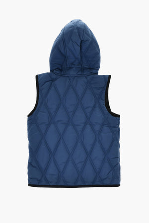 Ärmellose Jacke mit Kapuze