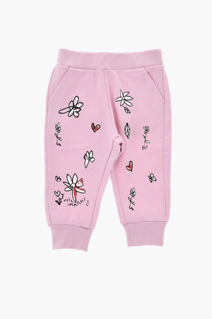 Cotton Fleece Joggers GARDEN