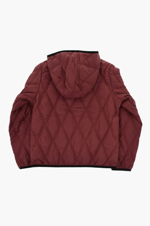 Steppjacke aus Nylon mit Kapuze