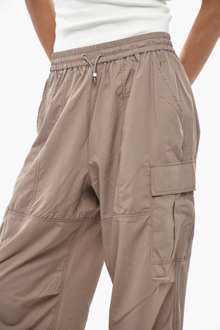 Nylon Cargo Pants WINNY with Ankle Drawstring