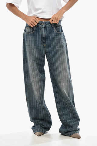 Jeans Loose Fit LASER A Righe 23cm