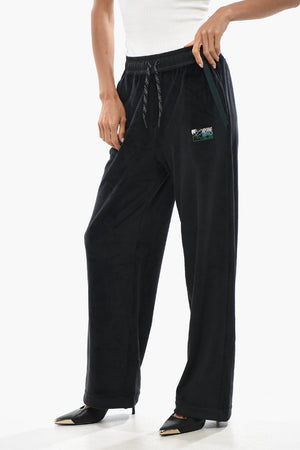 DAY-NAMIC Chenille-Jogger mit elastischem Bund aus Nylon