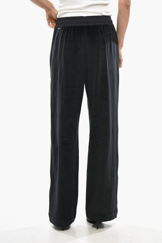 DAY-NAMIC Chenille-Jogger mit elastischem Bund aus Nylon