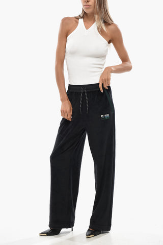 DAY-NAMIC Chenille-Jogger mit elastischem Bund aus Nylon