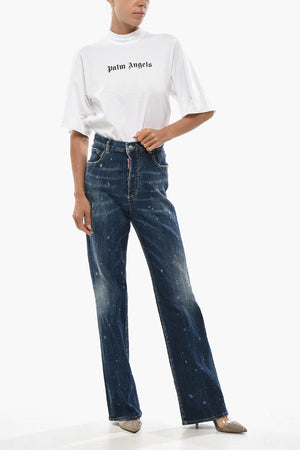 Regular-Fit Jeans With Bleached Details