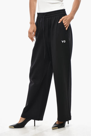 Cropped-Fit Joggers With Ankle Drawstring