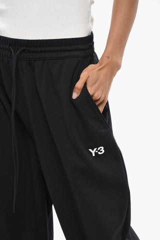 Cropped-Fit Joggers With Ankle Drawstring