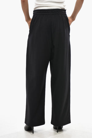 Cropped-Fit Joggers With Ankle Drawstring
