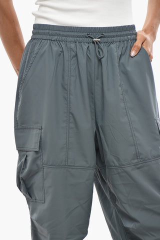 Nylon Cargo Pants WINNY with Ankle Drawstring