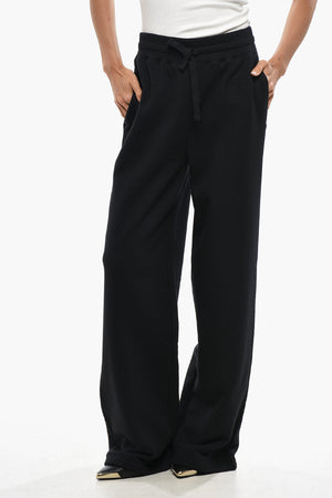 Brushed Cotton Palazzo Joggers