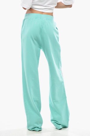 Joggers in Cotone Garzato con Logo Stampato