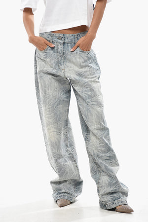 Loose-Fit Jaquard Jeans 24cm