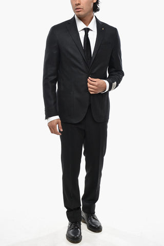 CC COLLECTION Blazer in Misto Lana Vergine Due Spacchi Rever Classico