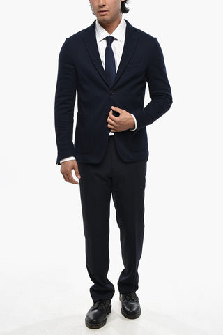 CC COLLECTION Unlined Cotton Blazer with Patch Pockets