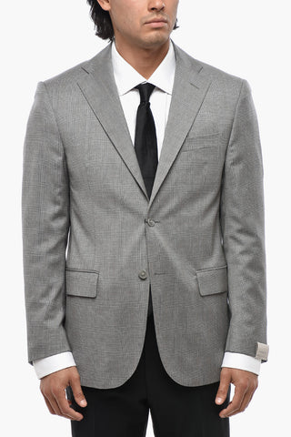 Half-Lined Blazer LEADER with District Check Pattern