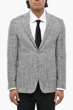 CC COLLECTION Semi-Lined Tweed Blazer