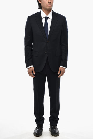 CIRCLE Wool Cloth Suit With Flap Pockets