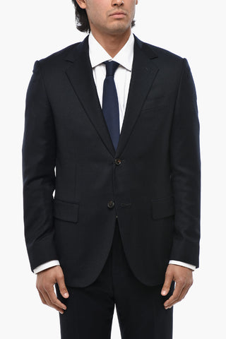 CIRCLE Wool Cloth Suit With Flap Pockets