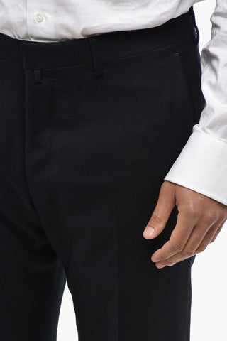 CIRCLE Wool Cloth Suit With Flap Pockets