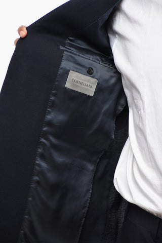 Blazer Semifoderato in Lana Vergine con Tasche ad Aletta