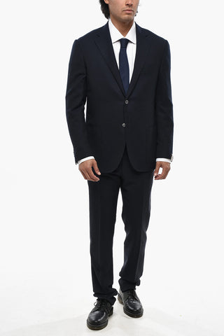 Virgin Wool Unlined Blazer with Patch Pockets