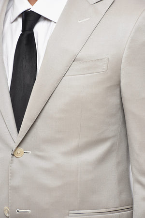 CODE Slim-Fit Wool-Blend Blazer with Peak Lapel