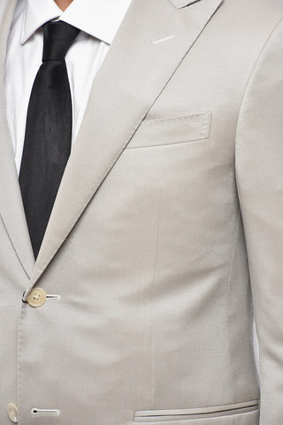 CODE Slim-Fit Wool-Blend Blazer with Peak Lapel