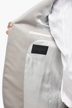 CODE Slim-Fit Wool-Blend Blazer with Peak Lapel