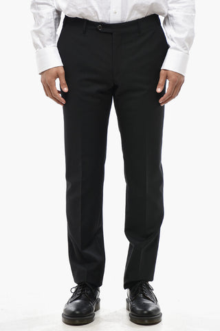Mohair Blend Suit CERIMONIA ACADEMY with Peak Lapel