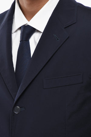 Blazer in Seidenmischung OUTDOOR mit aufgesetzten Taschen