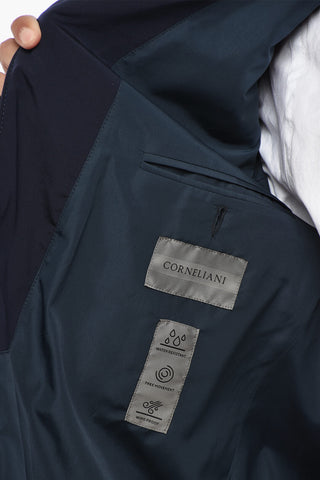 Blazer in Misto Seta OUTDOOR con Tasche a Toppa