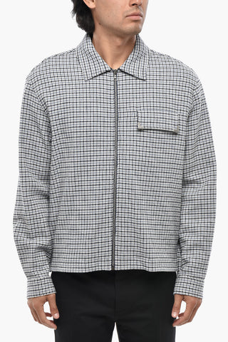 Overshirt a Quadretti con Taschino