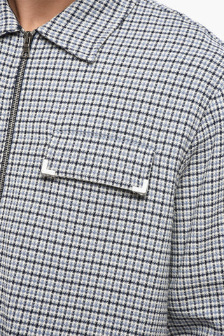 Overshirt a Quadretti con Taschino