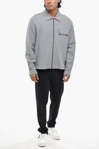 Overshirt a Quadretti con Taschino