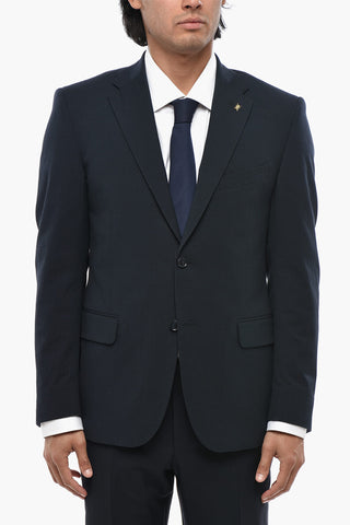 CC COLLECTION 2-Button Blazer With Flap Pockets