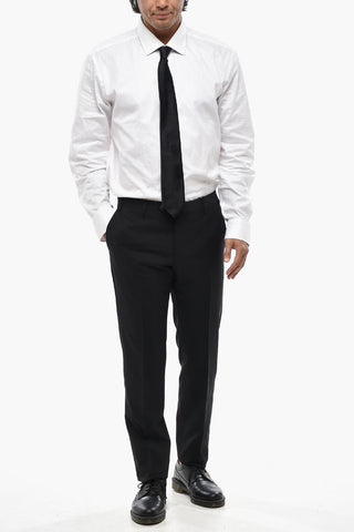 CODE 4-Pocket Mohair Blend Trousers
