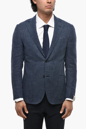 Teilgefütterter Blazer GATE mit Hahnentritt-Muster