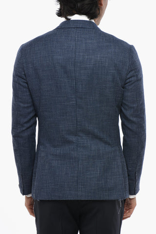 Teilgefütterter Blazer GATE mit Hahnentritt-Muster
