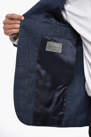 Teilgefütterter Blazer GATE mit Hahnentritt-Muster