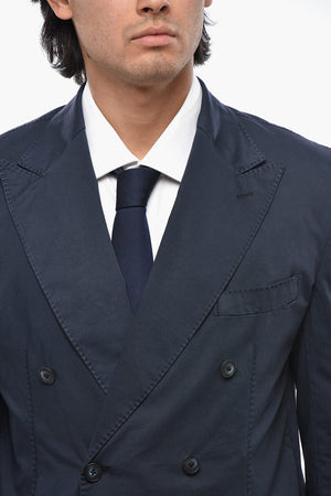 CC COLLECTION Double-Breasted Suit with Peak Lapel
