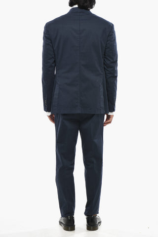 CC COLLECTION Double-Breasted Suit with Peak Lapel