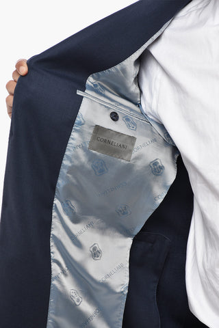 Virgin Wool Bird's-Eye Half-Lined Blazer LEADER