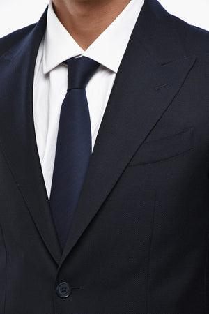 CC COLLECTION Halbgefütterter Blazer aus reiner Schurwolle mit spitzem Revers