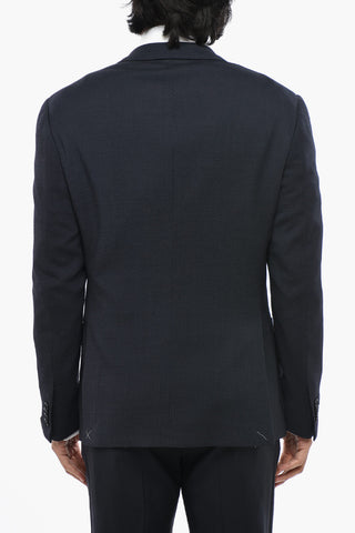 Two-Button Textured Wool-Blend Blazer GATE