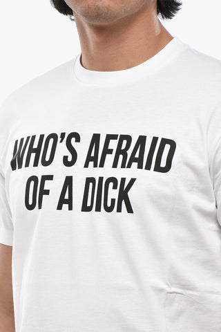 Kurzarm-T-Shirt AFRAID mit Print