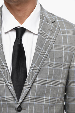 Virgin Wool Suit ACADEMY with District Check Pattern